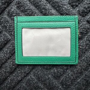 COACH card holder GREEN c monogram